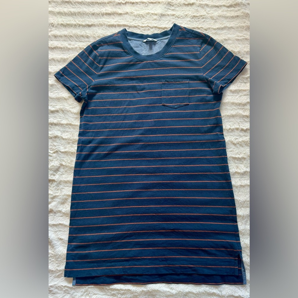 LL Bean Striped Shift Dress